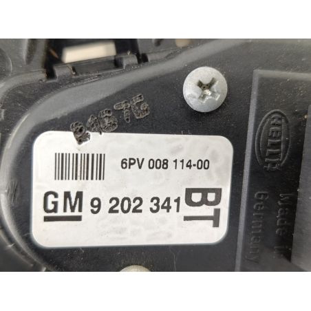 PEDAŁ GAZU, POTENCJOMETR OPEL ZAFIRA B 1.9 CDTI 150KM 1.9 CDTI 2007 9202341BT  Z21T 150 6105 