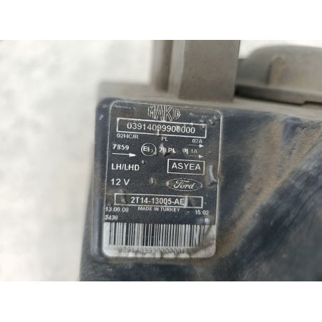 LAMPA PRZÓD LEWA FORD TRANSIT CONNECT I 1.8 TDCI 1.8 TDCI 2011 2T14-13005-AE MAKD 3G 90 6182 