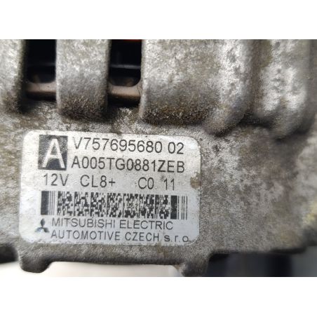 ALTERNATOR PEUGEOT 207 1.4 VTI 95KM 1.4 VTI 2010 V757695680 A005TG0881ZEB  EXL 95 6237 