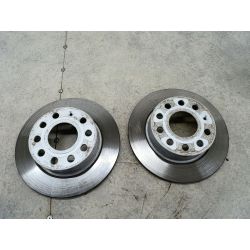 TARCZE HAMULCOWE TYŁ AUDI A3 8P 1.6 8V 102KM1.6 8V2003C4W012ABE ABELY7H1026329                                            
