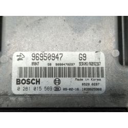 KOMPUTER, STEROWNIK CHEVROLET CAPTIVA 2.0 CDTI200996950947 0281015569  BOSCH1266231                                            