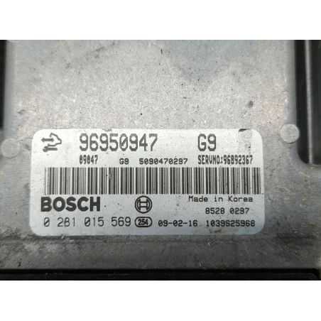 KOMPUTER, STEROWNIK CHEVROLET CAPTIVA 2.0 CDTI 2009 96950947 0281015569  BOSCH 126 6231 