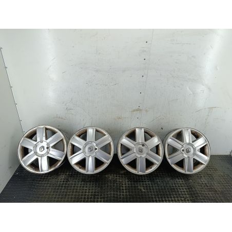 FELGI ALUMINIOWE KOMPLET 16 RENAULT MEGANE II 1.6 16V 115KM 1.6 16V 2003 6,5JX16H4ET49 TEF43 115 5775 6.5" 
