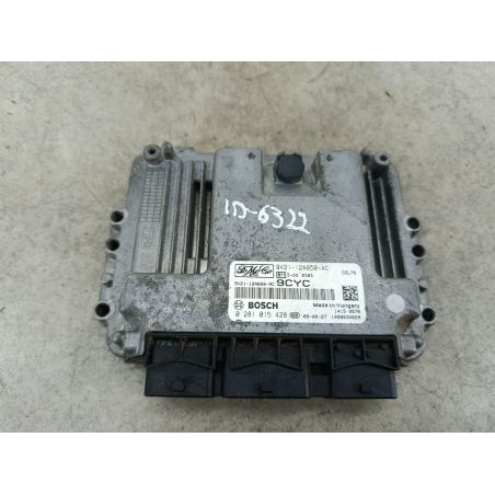 KOMPUTER, STEROWNIK FORD FIESTA VII 1.6 TDCI 2009 9V21-12A650-AC 0281015428  BOSCH 69 109 6322 