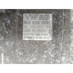 POMPA, SPRĘŻARKA KLIMATYZACJI VW GOLF V 1.6 FSI 115KM1.6 FSI20061K0820859C  447190-7950  DENSOLD5Q1156396                                            