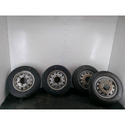 FELGI STALOWE KOMPLET 16 Z OPONAMI FORD TRANSIT MK7 2.2 TDCI2015BK31-AA  195/75R16C                                            