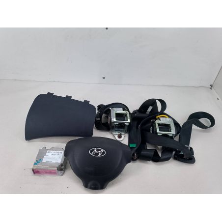 ZESTAW PODUSZEK AIRBAG, PASY PRZÓD, SENSOR HYUNDAI I10 FL I 1.0 12V 69KM 1.0 12V 2010 569000X000CH  95910-0X100  845600X000GA 