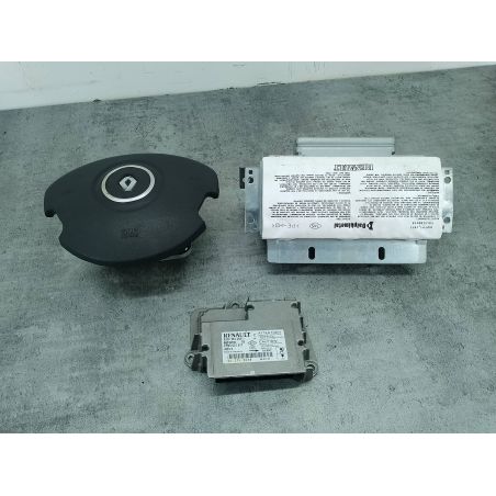 ZESTAW PODUSZEK AIRBAG RENAULT CLIO III 1.4 16V 98KM 1.4 16V 2006 8200303496  8200563369   8200363630 0285001511 