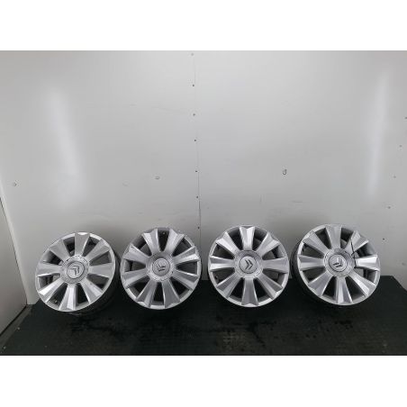 FELGI ALUMINIOWE KOMPLET 17 CITROEN C4 I ( 04-08 ) 1.6 16V 109KM 1.6 16V 2007 6,5JX17CH4   7844-F 