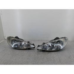 LAMPY PRZÓD KOMPLET PEUGEOT 206 1.6 16V20019628666780   89001770   9628666880   89001965                                            