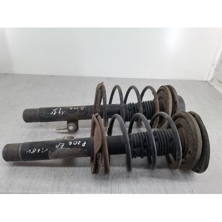 AMORTYZATORY PRZÓD KOMPLET PEUGEOT 206 1.1 i 60KM 1.1 B 2001 PEUGEOT 