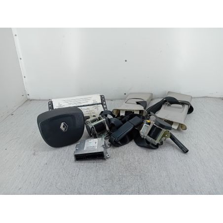 ZESTAW PODUSZEK AIRBAG, PASY PRZÓD, SENSOR RENAULT LAGUNA III 2.0 DCI 150KM 2.0 DCI 2007 285580006R  98520001R  985100002R 