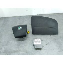 ZESTAW PODUSZEK AIRBAG SKODA FABIA II 1.4 TDI 80KM1.4 TDI20095J0880201D  5J1880202C  1C0909605K                                            