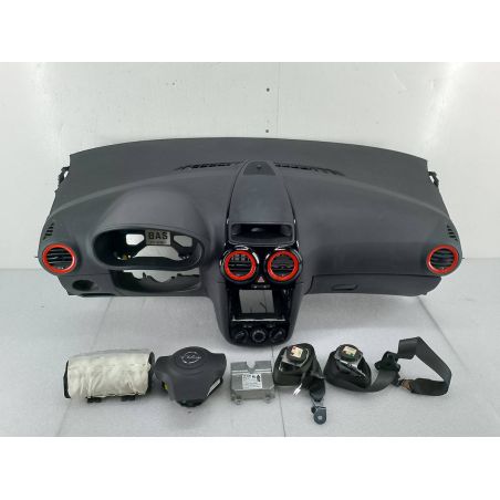 DESKA ROZDZIELCZA,KONSOLA PODUSZKI SENSOR PASY OPEL CORSA D 1.2 16V 80KM 1.2 16V 2009 DESKA ROZDZIELCZA,KONSOLA PODUSZKI SENSOR PASY 