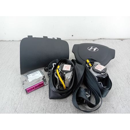 ZESTAW PODUSZEK AIRBAG, PASY PRZÓD, SENSOR HYUNDAI I10 I 1.1 SOHC 66KM 1.1 12V 2010 88880-0X200   88870-0X200  0X56900010CH   845600X000GA   84560-0XXX   95910-0X100  