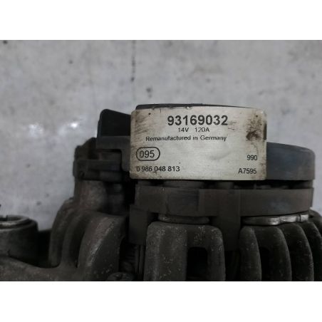 ALTERNATOR OPEL ZAFIRA B 1.9 CDTI 150KM 1.9 CDTI 2007 93169032 0986048813  