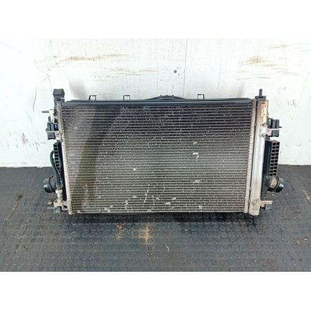 CHŁODNICA WODY Z WENTYLATOREM OPEL ZAFIRA C FL 1.4 16V 140KM 1.4 16V 2017 39074865  16470893  13360890 0130308487 